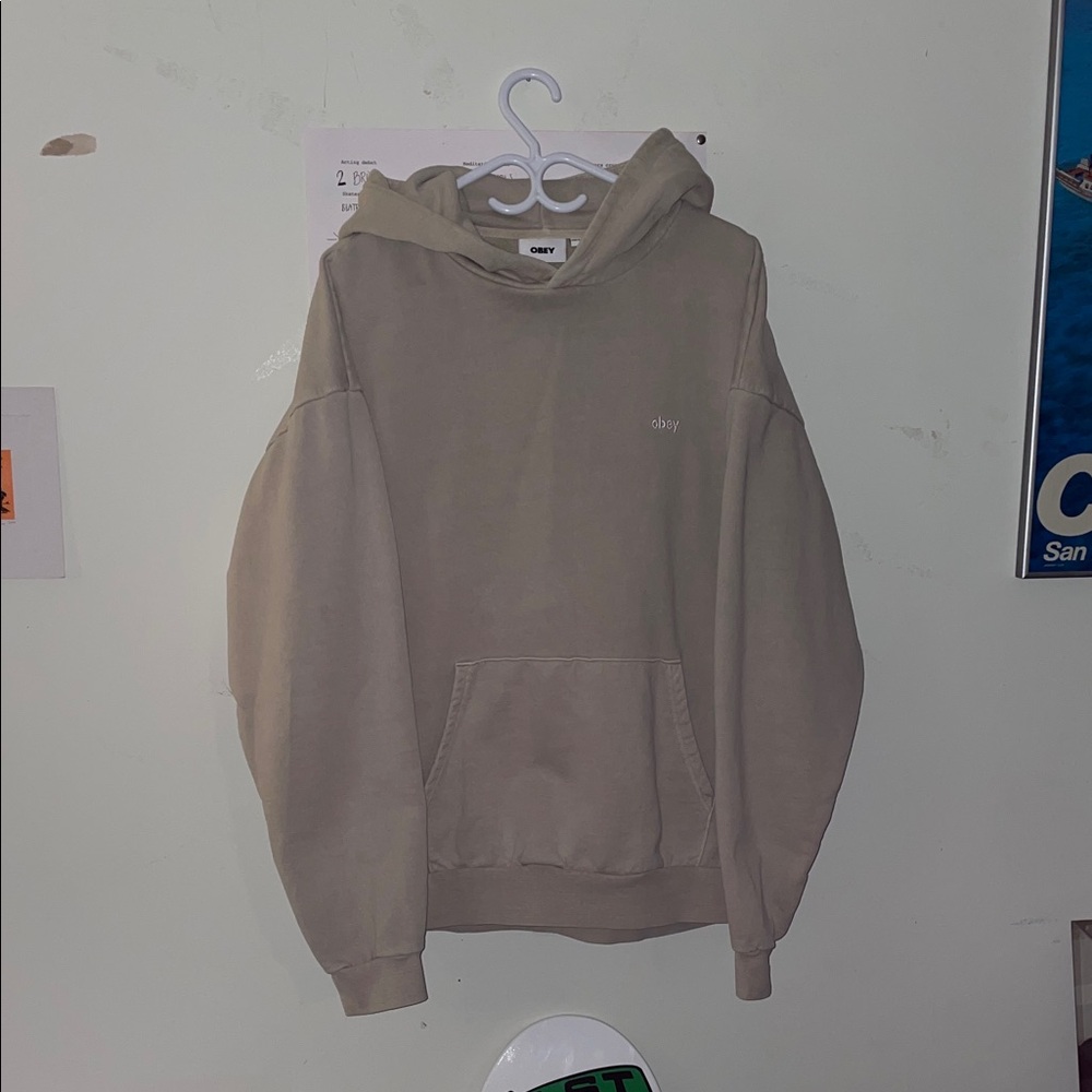 Obey Beige Hoodie
